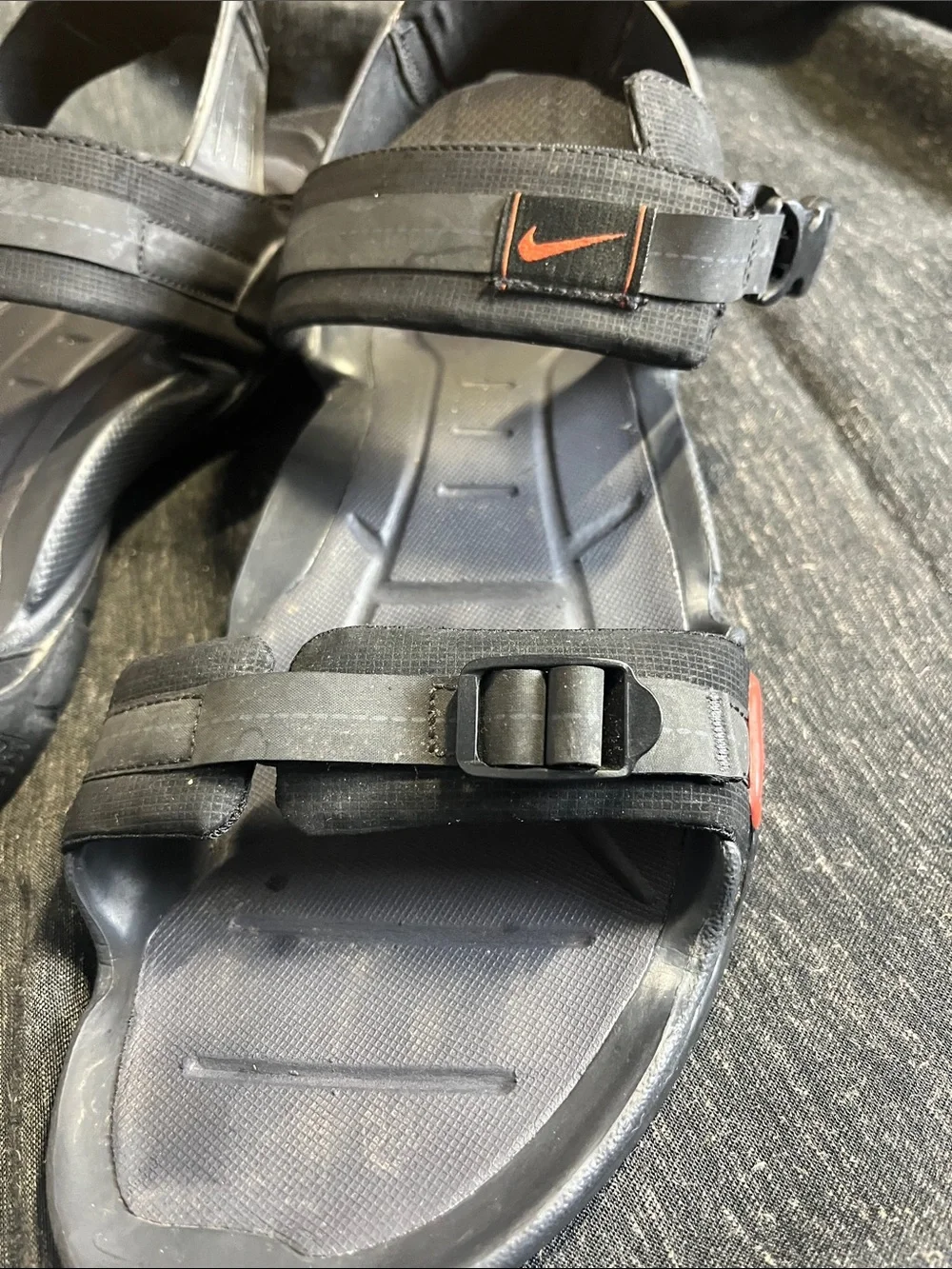 Nike Men’s ACG All TRAC Black and Dark Gray Adjustable Sport Sandals